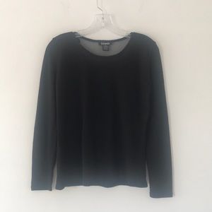 Swoon black long sleeve shirt